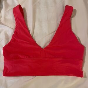 Lululemon align V neck bra light support A/B cup size 8